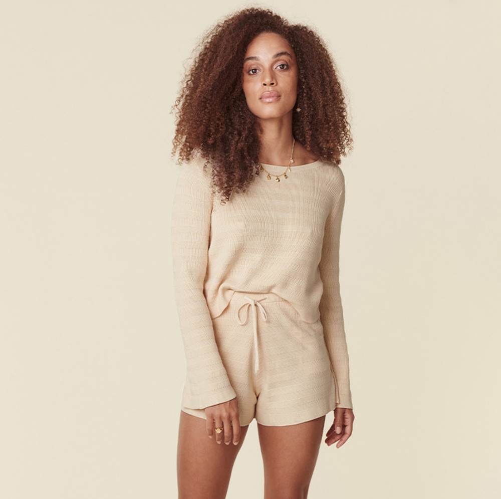 Spell ☀️ Sunray cropped knit size S